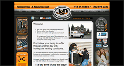 Desktop Screenshot of jdreliableheating.com